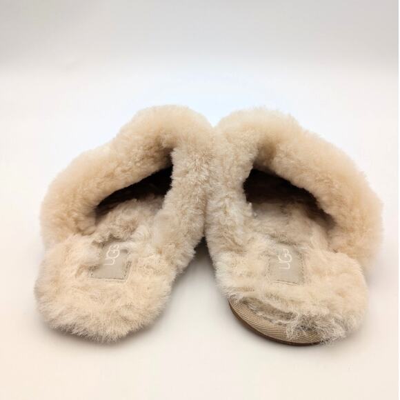 UGG Scuffette II Women's Sheepskin Slippers Round Toe Sand Size US7 EU38 - Picture 12 of 13